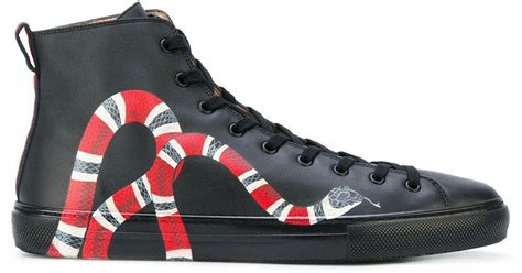 gucci high top snake|Gucci high top sneakers.